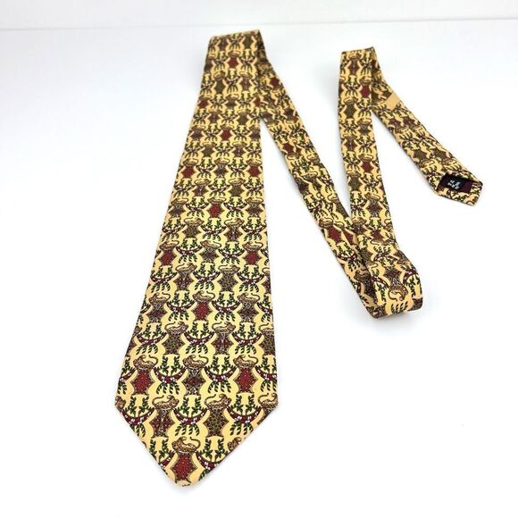 Salvatore Ferragamo Silk Tie Leopard Design - Picture 2 of 7